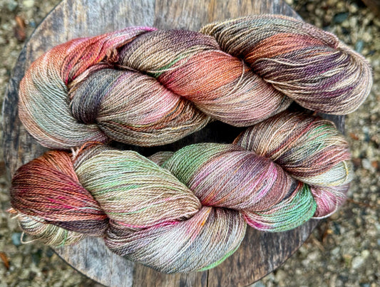 SW BFL Wool/Silk Skeins