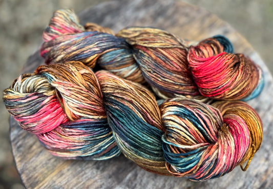 DK Single Ply Silk Skeins