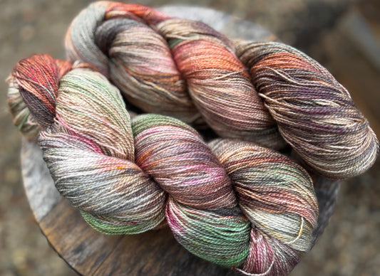 SW BFL Wool/Silk Skeins
